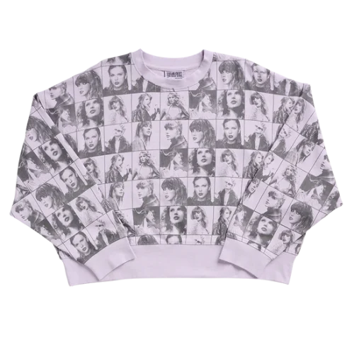 TAYLOR SWIFT | THE ERAS TOUR CROPPED LAVENDER PULLOVER