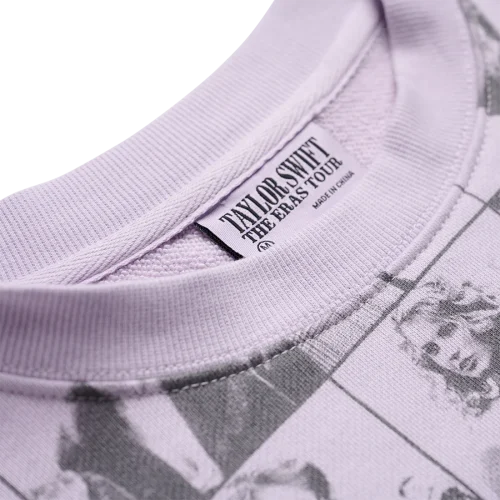 TAYLOR SWIFT | THE ERAS TOUR CROPPED LAVENDER PULLOVER - Image 3