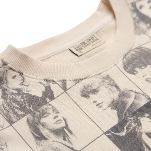 TAYLOR SWIFT | THE ERAS TOUR CROPPED BEIGE PULLOVER - Image 4