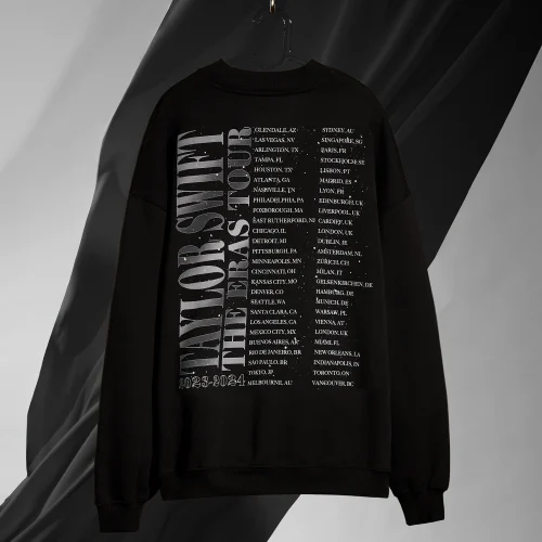 TAYLOR SWIFT | THE ERAS TOUR DOWN BAD LIVE PHOTO OVERSIZED CREWNECK - Image 3