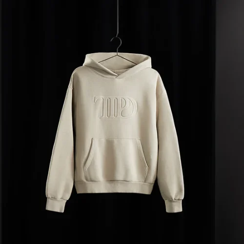 THE TORTURED POETS DEPARTMENT BEIGE HOODIE - Image 4