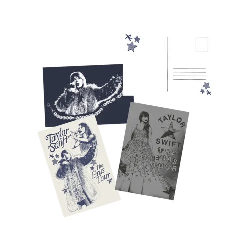SET OF 3 TAYLOR SWIFT | THE ERAS TOUR PHOTO POSTCARDS