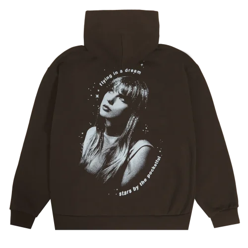 TAYLOR SWIFT MIDNIGHTS LIVING IN A DREAM BROWN HOODIE