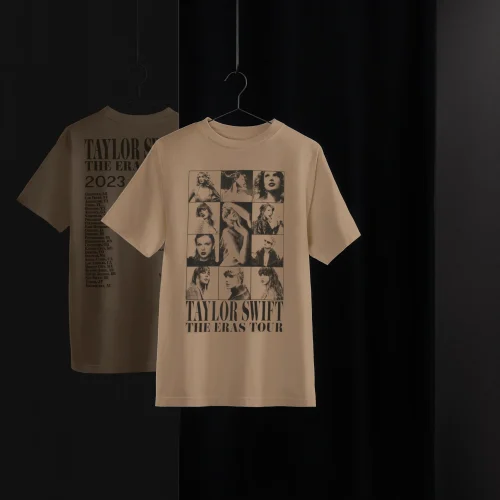 TAYLOR SWIFT | THE ERAS TOUR TAUPE T-SHIRT - Image 5