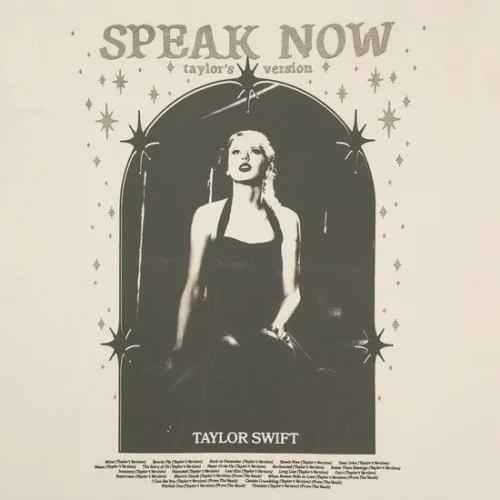 SPEAK NOW (TAYLOR'S VERSION) TRACKLIST TAUPE T-SHIRT - Image 3