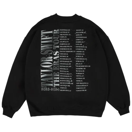TAYLOR SWIFT | THE ERAS TOUR DOWN BAD LIVE PHOTO OVERSIZED CREWNECK - Image 4