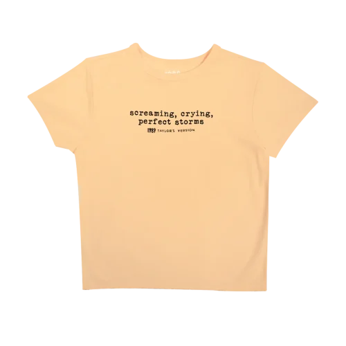 SCREAMING, CRYING, PERFECT STORMS BABY T-SHIRT