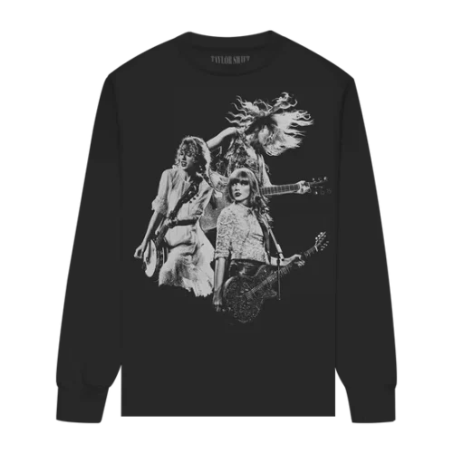 TAYLOR SWIFT | THE ERAS TOUR COLLAGE BLACK LONG SLEEVE