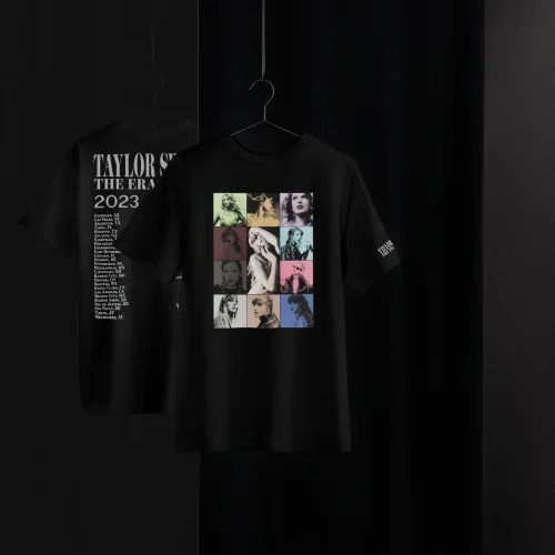 TAYLOR SWIFT | THE ERAS TOUR II BLACK T-SHIRT - Image 5