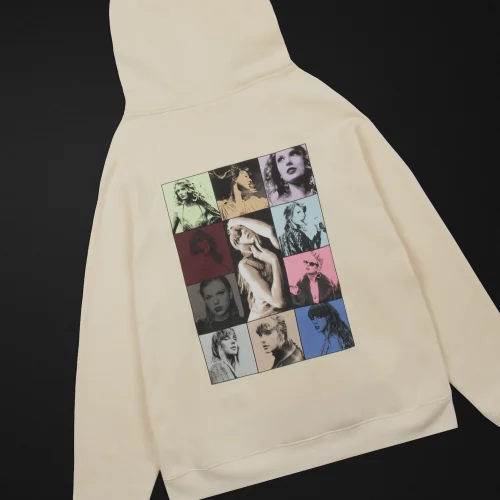 TAYLOR SWIFT | THE ERAS TOUR II BEIGE HOODIE - Image 6