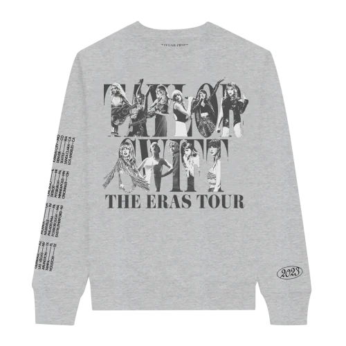 TAYLOR SWIFT | THE ERAS TOUR GRAY CREWNECK