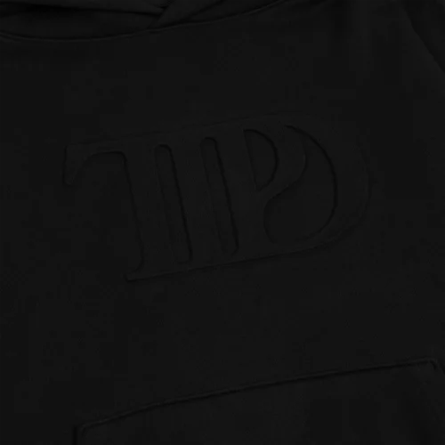 TTPD BLACK EMBOSSED HOODIE - Image 3
