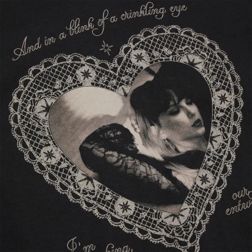 BLINK OF A CRINKLING EYE CROP T-SHIRT - Image 3