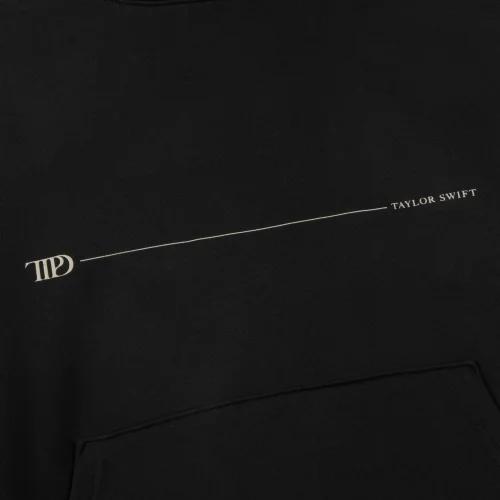 THE TORTURED POETS DEPARTMENT BLACK HOODIE - Image 4