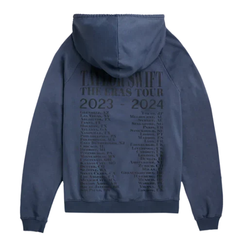 TAYLOR SWIFT | THE ERAS INTERNATIONAL TOUR WASHED BLUE HOODIE