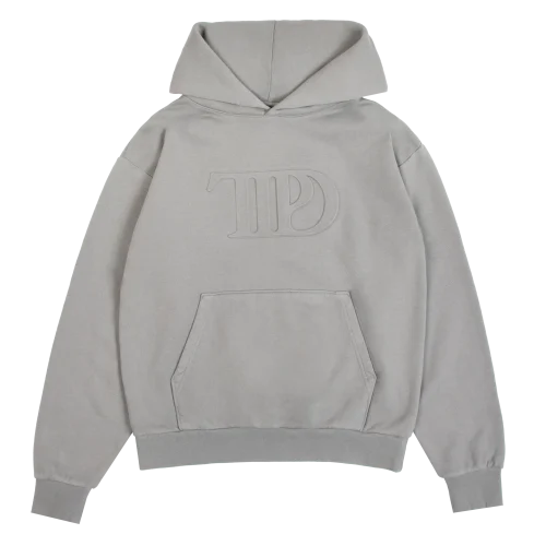 TTPD GRAY EMBOSSED HOODIE