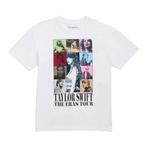 TAYLOR SWIFT | THE ERAS TOUR US DATES WHITE T-SHIRT