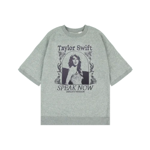 SPEAK NOW (TAYLOR'S VERSION) HEATHER GRAY FLEECE T-SHIRT