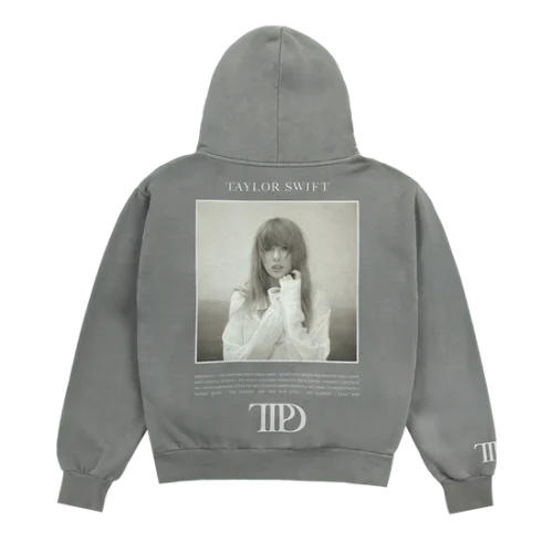 THE TORTURED POETS DEPARTMENT GRAY HOODIE
