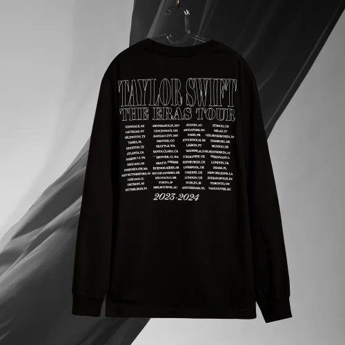 TAYLOR SWIFT | THE ERAS TOUR TTPD LIVE PHOTO LONGSLEEVE OVERSIZED T-SHIRT - Image 3