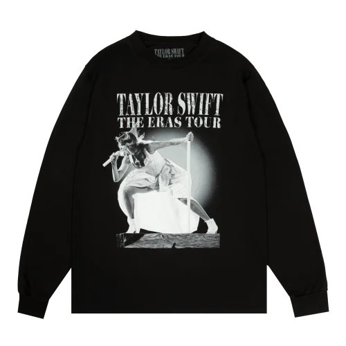 TAYLOR SWIFT | THE ERAS TOUR TTPD LIVE PHOTO LONGSLEEVE OVERSIZED T-SHIRT