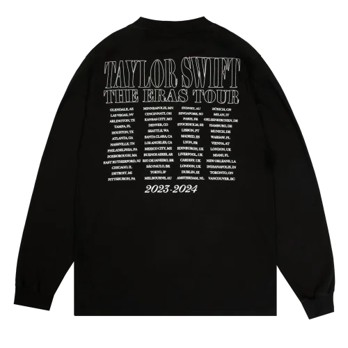 TAYLOR SWIFT | THE ERAS TOUR TTPD LIVE PHOTO LONGSLEEVE OVERSIZED T-SHIRT - Image 4