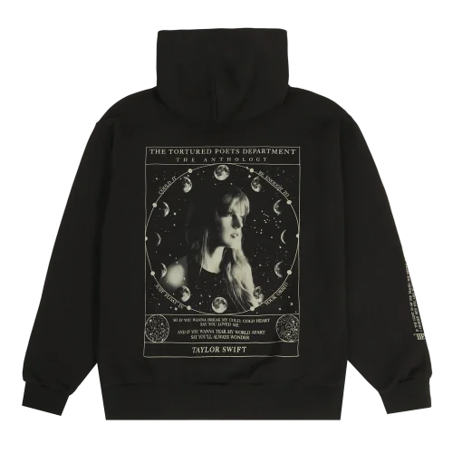 SAY YOU'LL ALWAYS WONDER BLACK HOODIE
