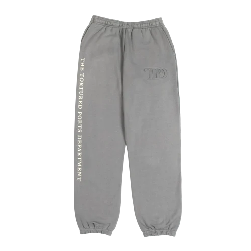 TTPD GRAY EMBOSSED SWEATPANTS