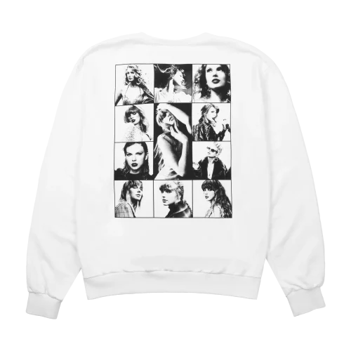 TAYLOR SWIFT | THE ERAS TOUR WHITE CREWNECK