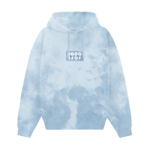 1989 (TAYLOR'S VERSION) BLUE TIE DYE HOODIE